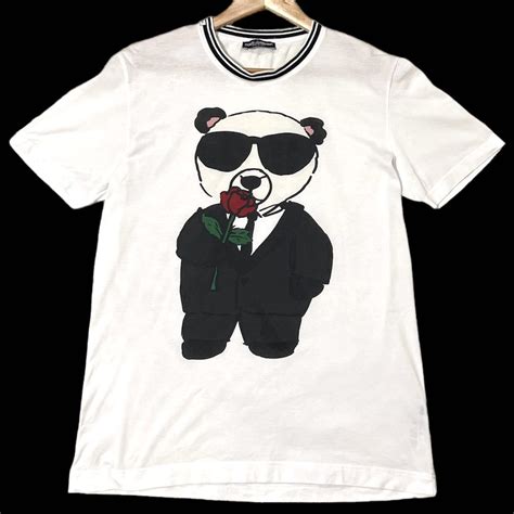 t shirt panda dolce gabbana|farfetch dolce and gabbana t shirts.